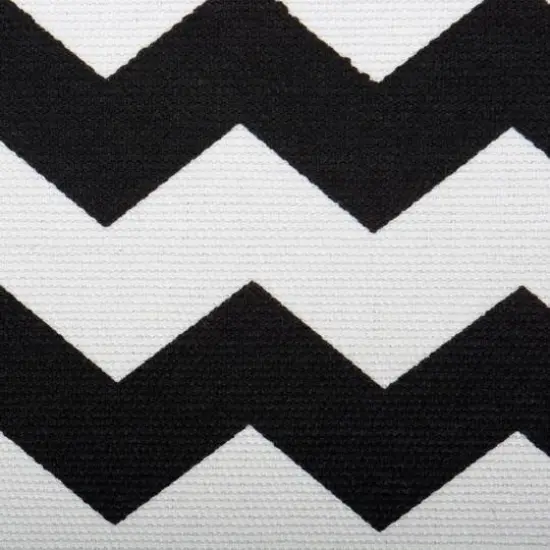 DII&reg; 13" Polyester Chevron Storage Cube Black {6}