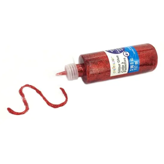 3.96oz. Glitter Glue by Creatology&trade; Red {5}