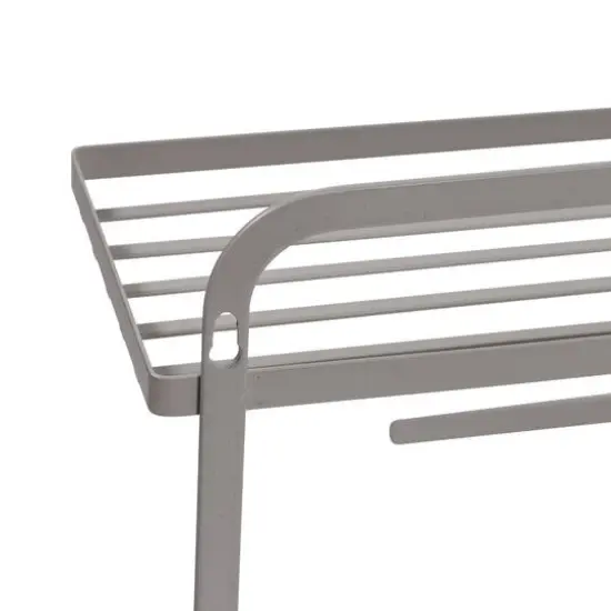 Honey Can Do Gray Spice Rack & Paper Towel Holder {7}