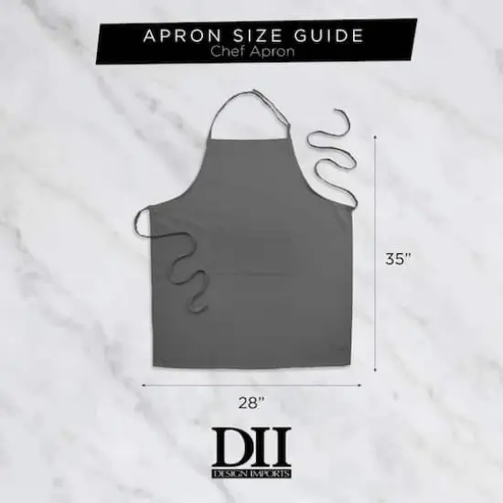 DII&reg; Chevron Apron Aqua {4}