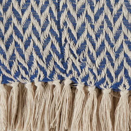 DII&reg; Zig-Zag Throw French Blue {5}