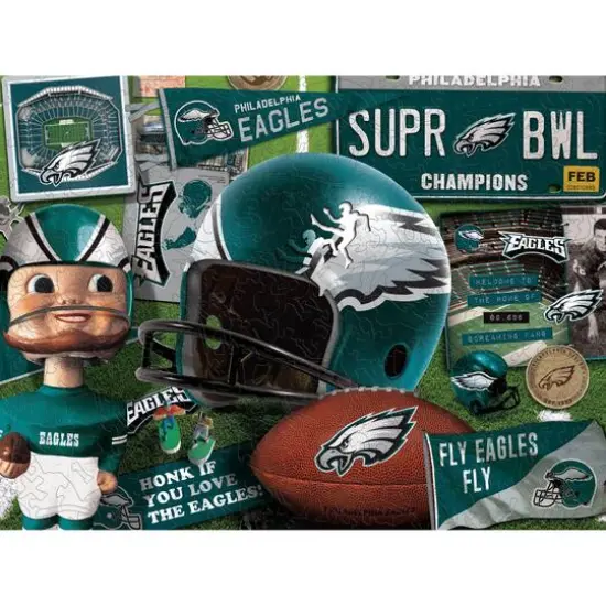 Retro Series Wooden Puzzle Philadelphia Eagles {1}