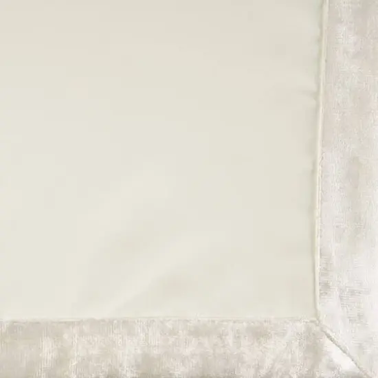 DII&reg; Velvet Trimmed Oversized Napkin, 4ct. Cream {5}