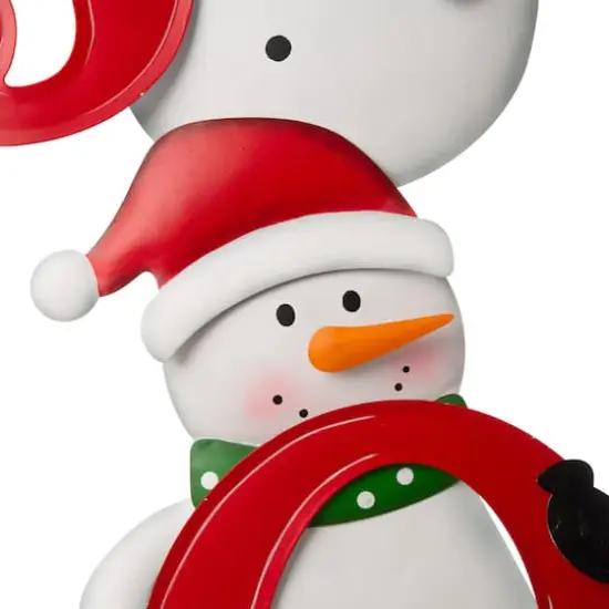 Glitzhome&reg; 48" JOY Snowman Yard Stake, Horizontal or Vertical {6}