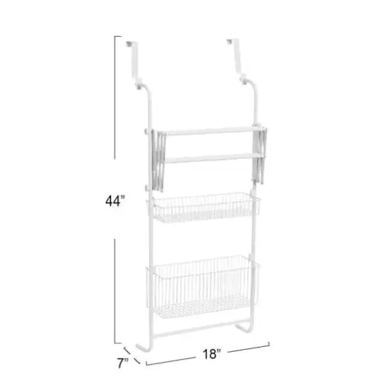 Household Essentials Metal Over the Door Drying Storage Rack {4}