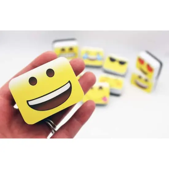 Ashley Productions Emotion Icons Non-Magnetic Mini Whiteboard Erasers, 10ct. {4}