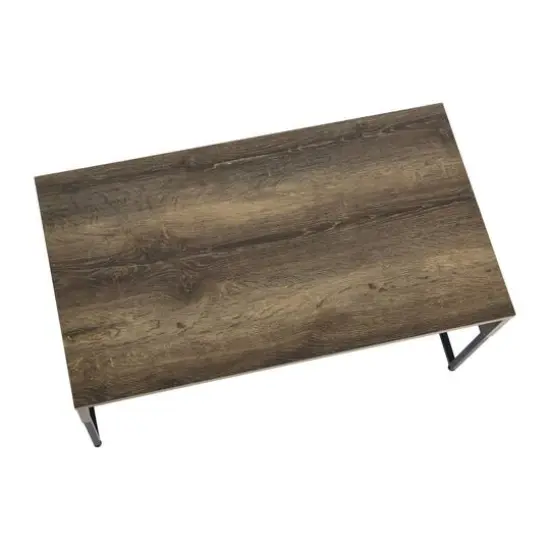 Household Essentials 59" Wrap Coffee Table Ashwood {9}