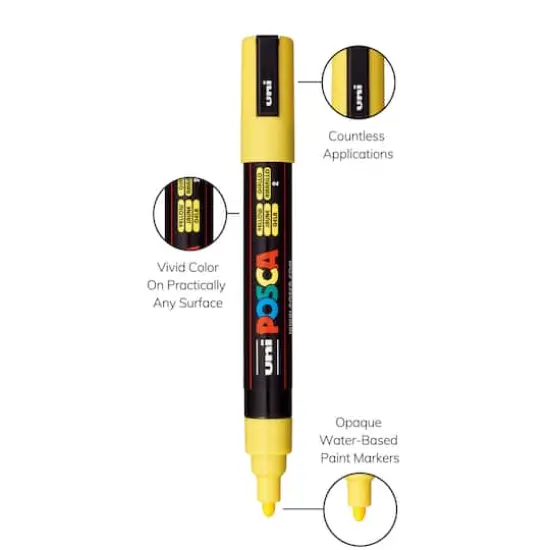 POSCA&reg; PC5M Color Shades Medium Bullet Tip Paint Markers {5}