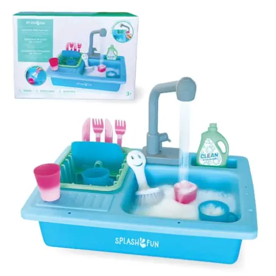 The Bubble Factory SPLASHFUN Wash-up Kitchen Sink Play Set {4}