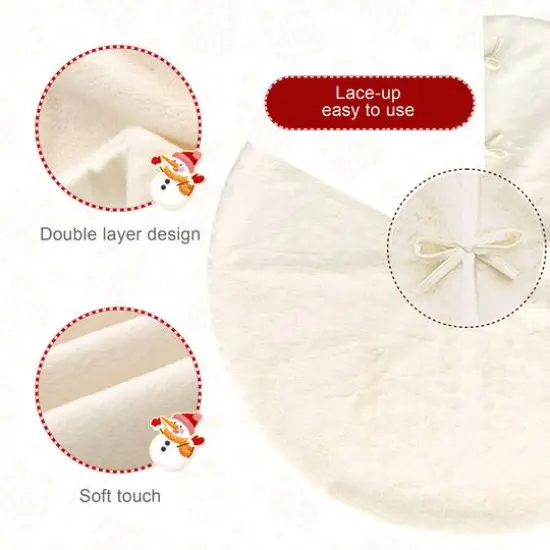 7.5ft. Pre-Lit Flocked Pencil Spruce Christmas Tree Kit with Ornaments, Tree Skirt & Santa Figurine {9}