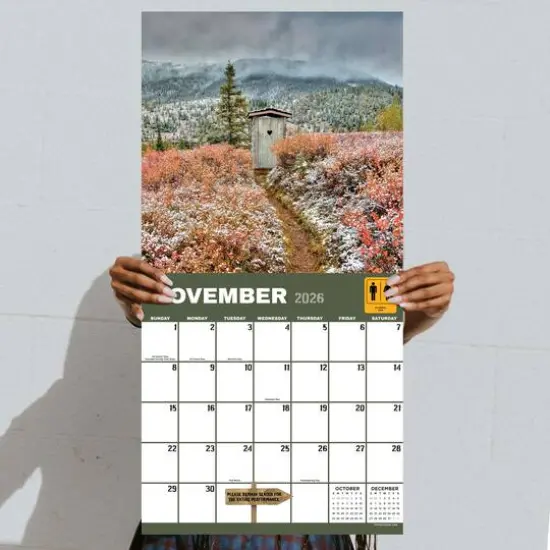 2026 Outhouses Wall Calendar {5}