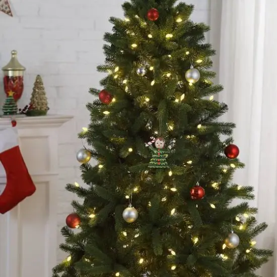 Mr. Christmas Vintage Christmas Tree Girl with Candy Ornament {3}