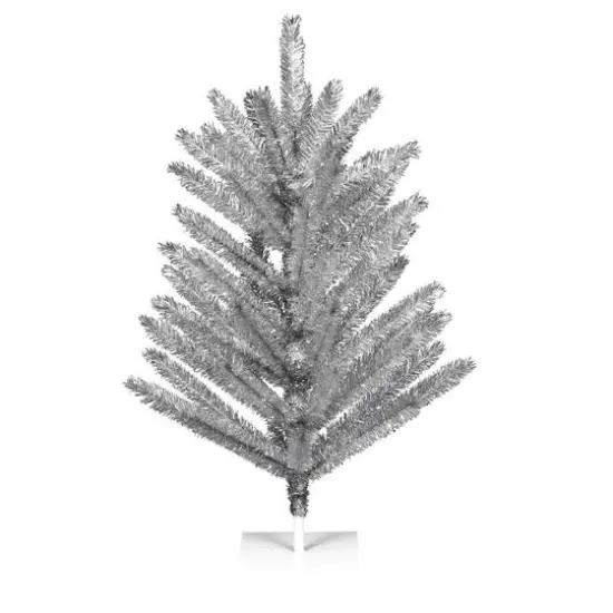 4ft. Unlit Vintage Aluminum Artificial Christmas Tree {1}