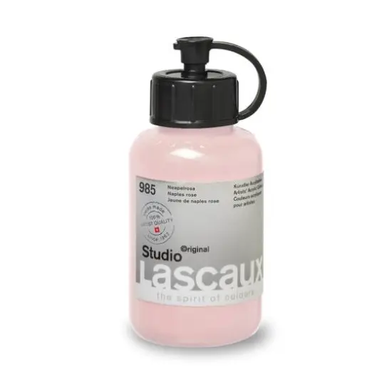 Lascaux Studio Acrylic Paint, 85mL 985 Naples Rose {4}