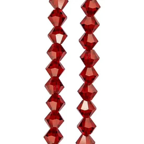 Preciosa Glass Crystal Bicone Beads, 4mm by Bead Landing&trade; Siam {1}