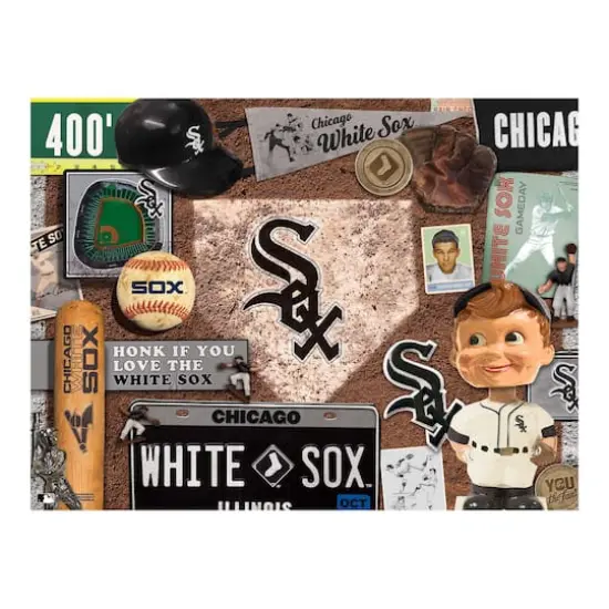 MLB Baseball Retro Series 500 Piece Puzzle Chicago White Sox {5}