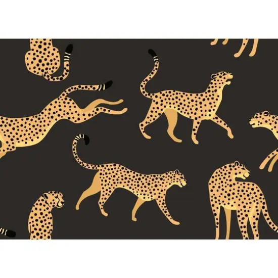 RoomMates Cheetah Cheetah Peel & Stick Wallpaper Pink/Orange {2}