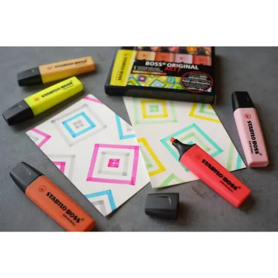 STABILO&reg; BOSS&reg; Arty Warm Colors Original Highlighter Set {3}