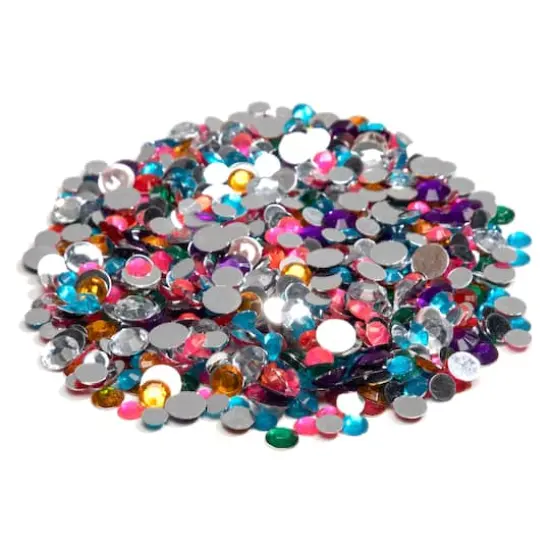 Cousin 1lb. Multicolor Rhinestone Bag {5}