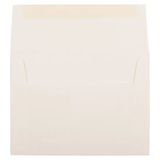 JAM Paper A6 Strathmore Invitation Envelopes, 50ct. Natural White Laid {4}
