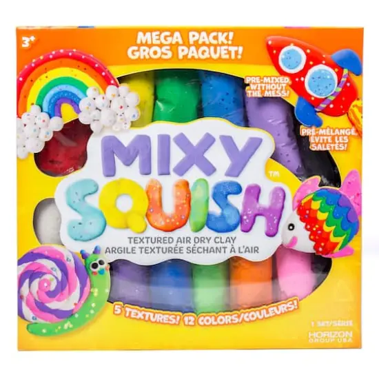 Mixy Squish Air Dry Clay Mega Pack {1}