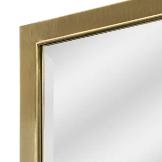 Head West Classic Gold Metal Framed Wall Mirror - 40" x 30" {8}