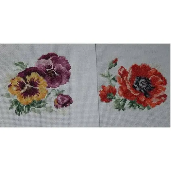 Alisa Pansies Cross Stitch Kit {4}