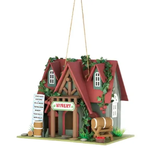 8" Cottage Winery Birdhouse {1}