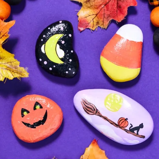 Creativity for Kids&reg; Hide & Seek Halloween Rocks {6}