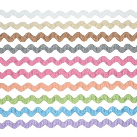 3/8" x 2yd. Ric Rac Value Pack Ribbon by Celebrate It® Pastel Colors {4}