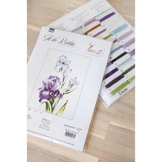 Luca-s Irises Counted Cross Stitch Kit {4}
