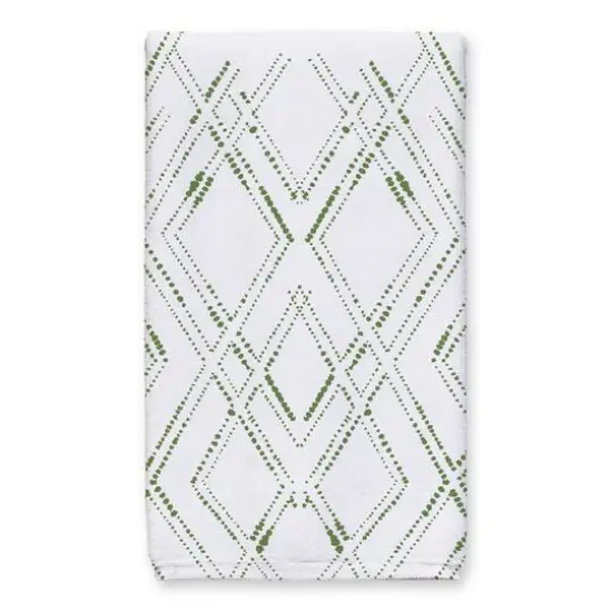 Focus on the Good Tea Towel Set White/Green {4}