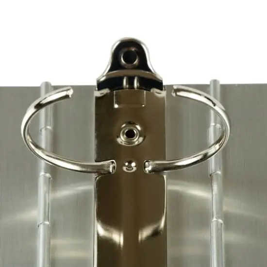 JAM Paper 2" Silver Aluminum 3-Ring Binder {5}