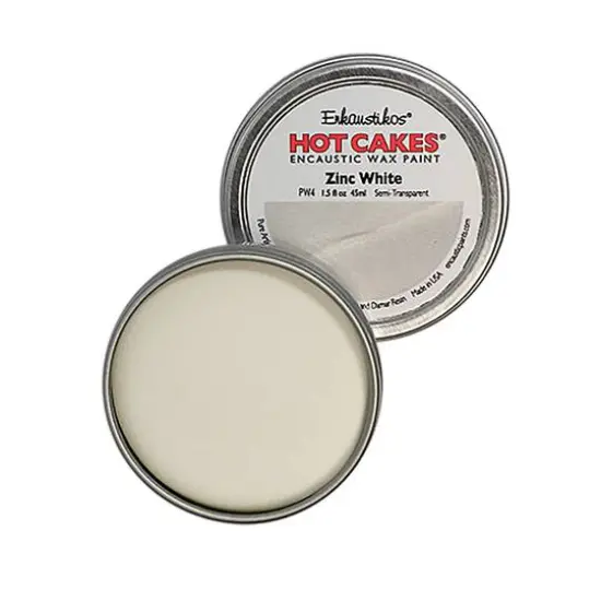 Enkaustikos&reg; Hot Cakes&reg; Encaustic Wax Paint, 1.5oz. Zinc White {1}