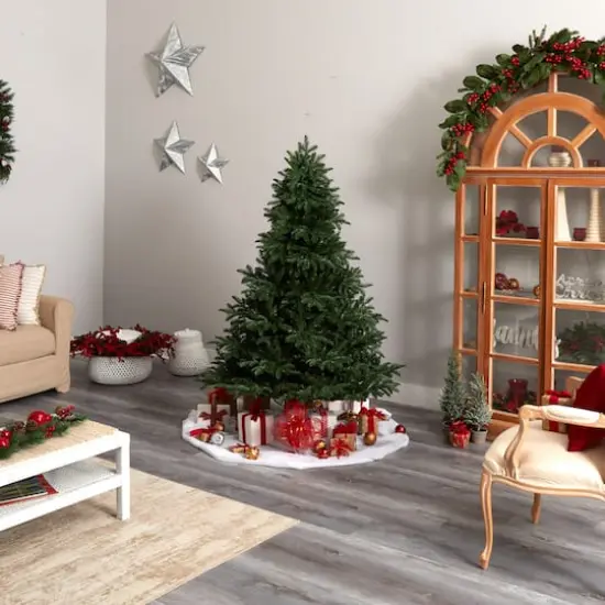 6ft. Pre-Lit South Carolina Spruce Artificial Christmas Tree, Clear Lights {8}