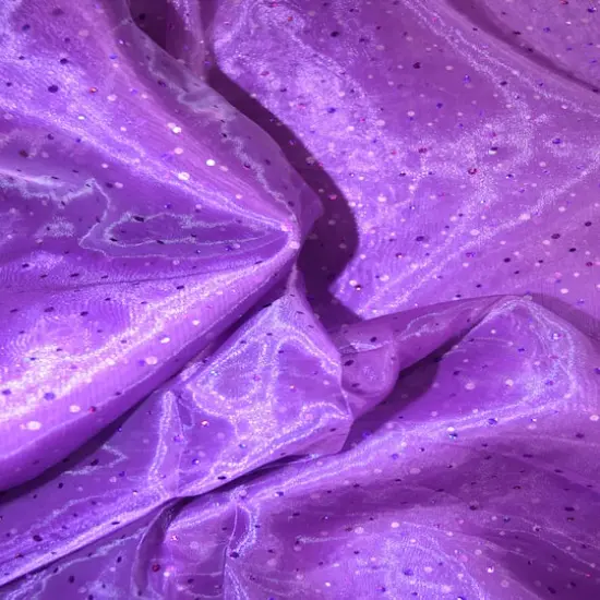 Feldman Purple Dots Organza {5}