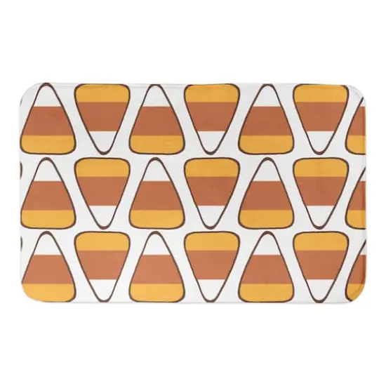 Candy Corn Pattern 34" x 21" Bath Mat {1}
