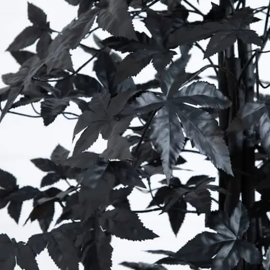 5ft. Artificial Halloween Black Maple Tree with Natural Trunk {4}