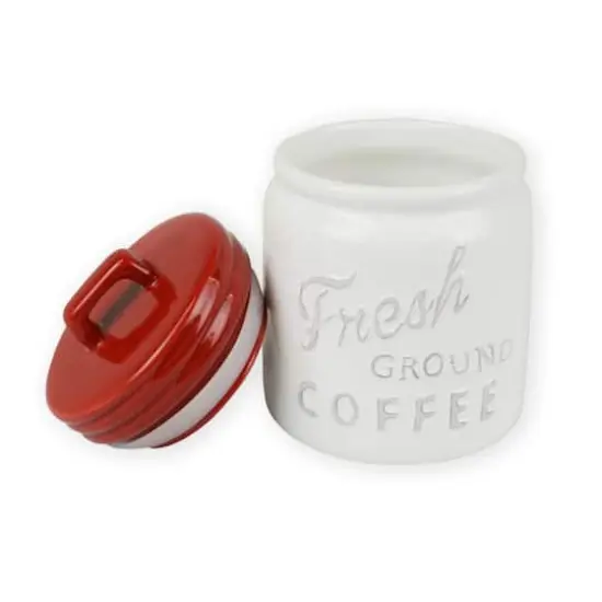 DII&reg; 5.6" Red Ceramic Jar Canister Set, 3ct. {2}