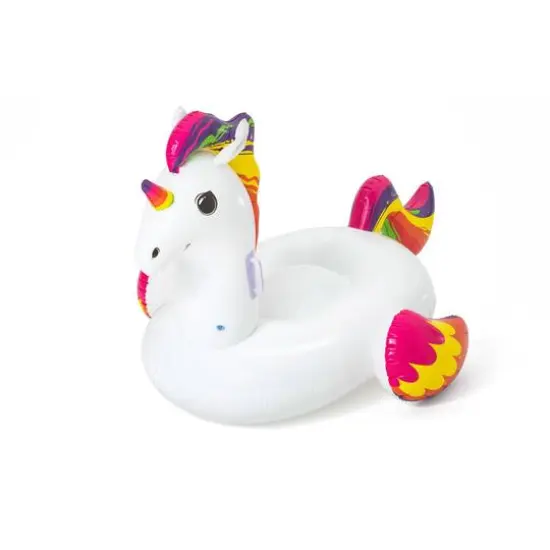 Bestway H2OGO! PVC Fantasy Unicorn Kids Ride-On Pool Float {3}