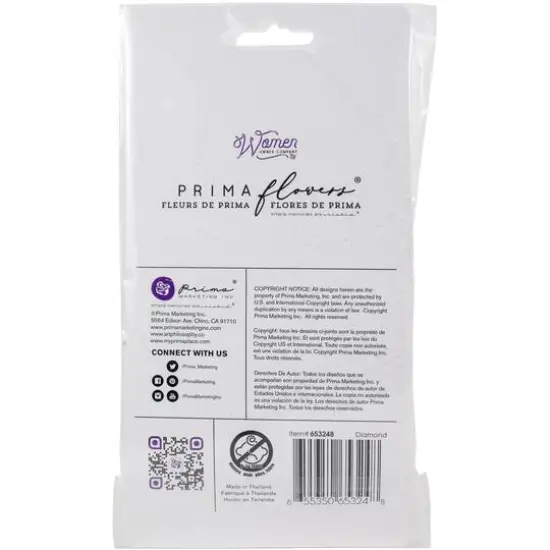 Prima&reg; Diamond Collection Rising Fire Mulberry Paper Flowers {3}