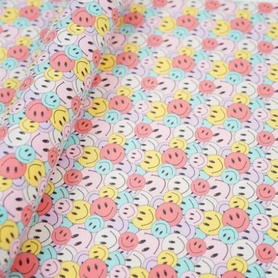 Happy Faces Heat Transfer Vinyl by Make Market&reg; {1}