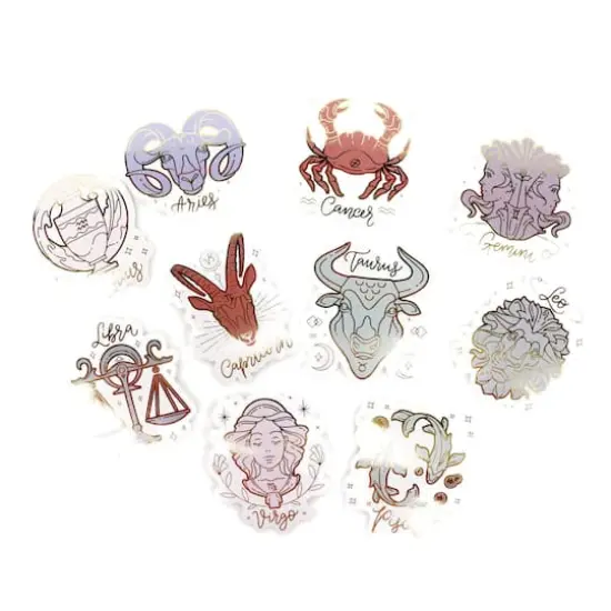 Vinyl Diecut Zodiac Sticker Set by Recollections&trade; {4}