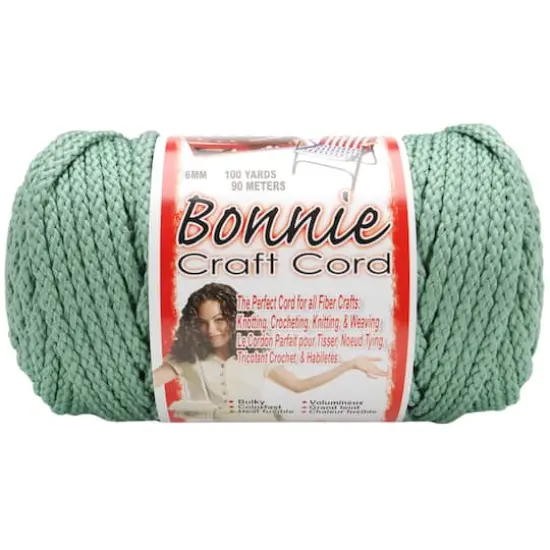 Bonnie Craft Cord, 6mm Sage {1}