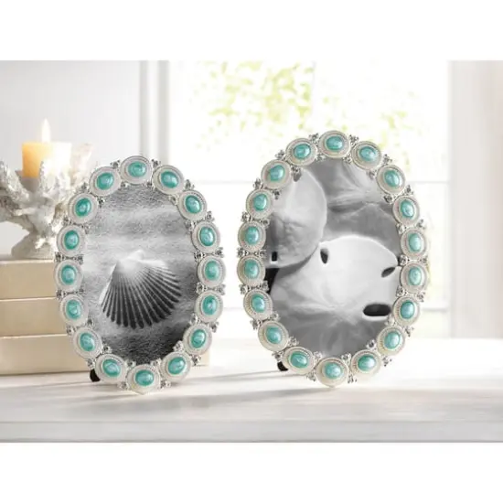 Sea Cabochon 4" x 6" Photo Frame {6}