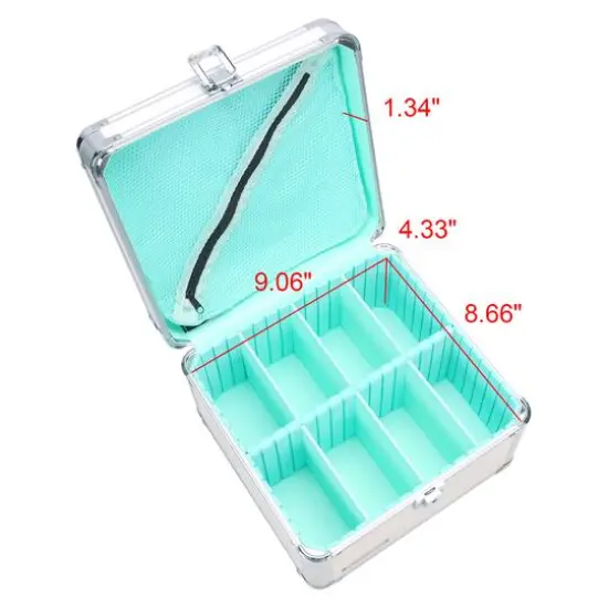 Vaultz White Square Divided Storage Box {5}