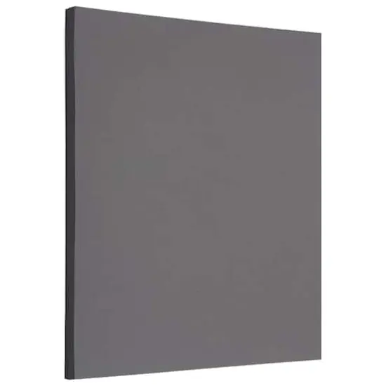 JAM Paper 8" x 11.5" Letter Paper & Envelopes #10 Business Stationery Set, 50ct. Dark Gray {4}