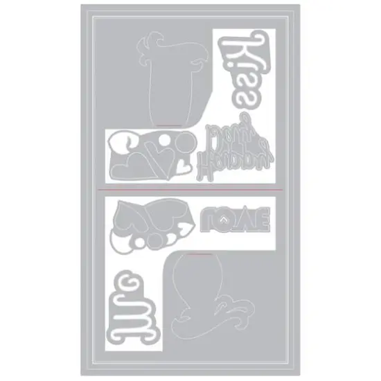 Sizzix&reg; Thinlits 3D Love Birds Dies {3}