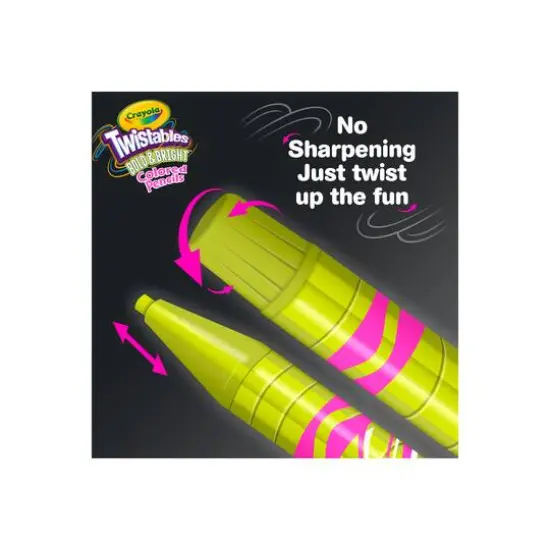 Crayola&reg; Twistables&trade; Bold & Bright Colored Pencils, 12ct. {8}