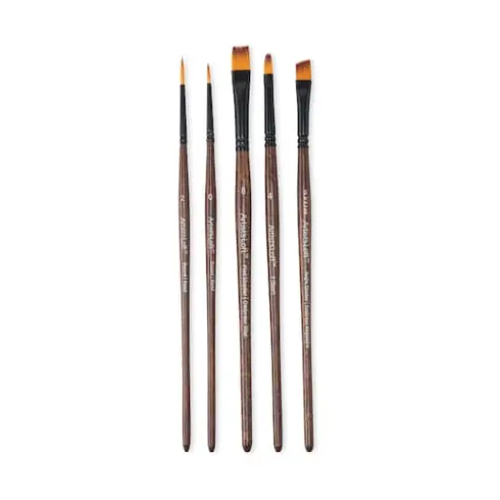 Golden Synthetic Acrylic 5 Piece Brushes by Artist's Loft™ {1}